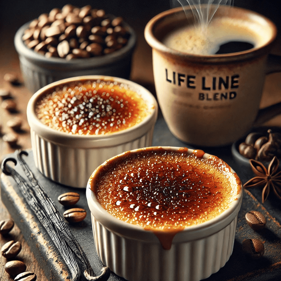 Indulge in Decadence: Coffee Crème Brûlée with Life Line Blend - Self Rez Coffee Company