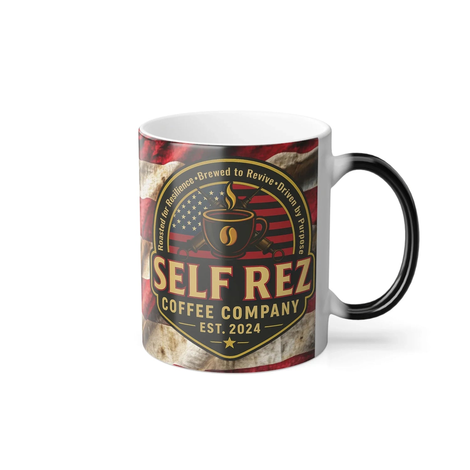 Patriotic Color Changing Coffee Mug