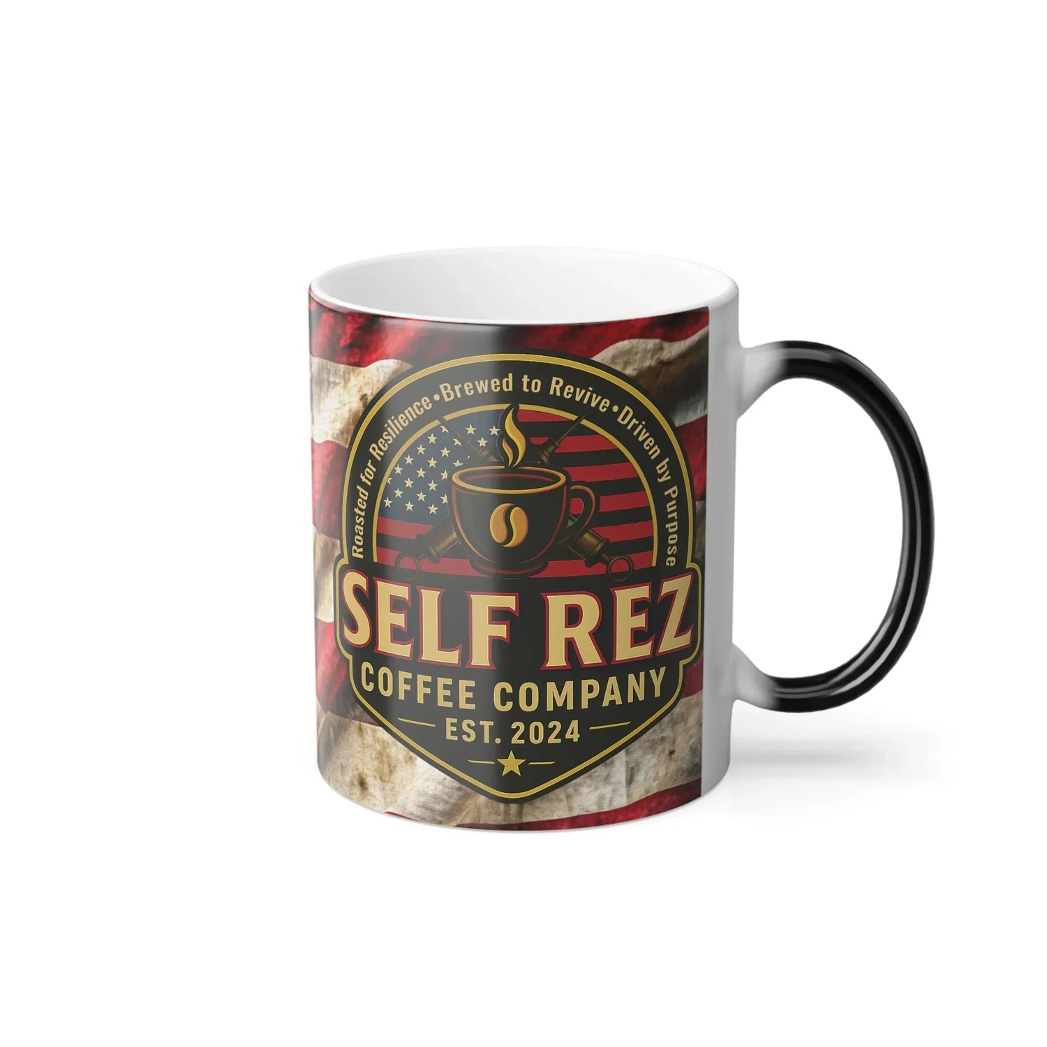 Patriotic Color Changing Coffee Mug