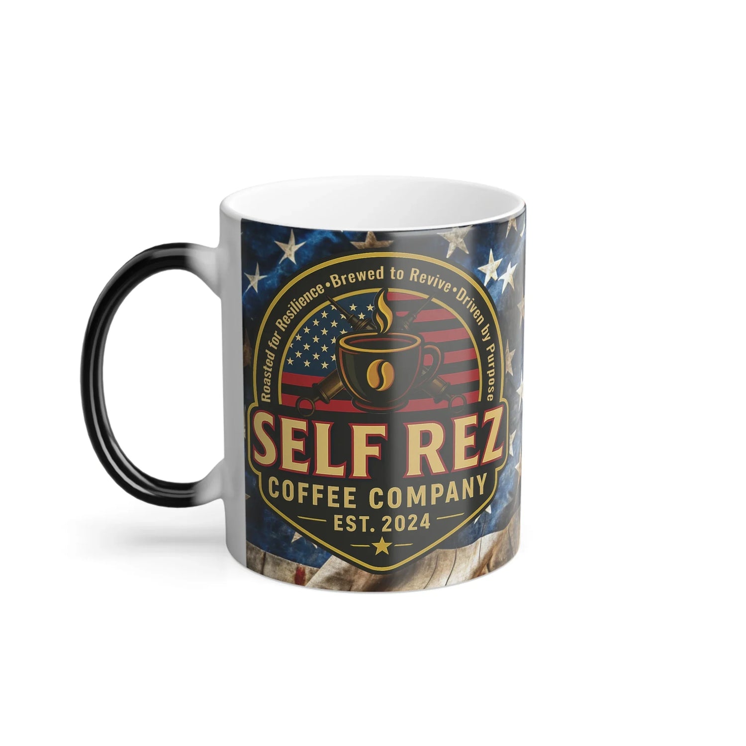 Patriotic Color Changing Coffee Mug