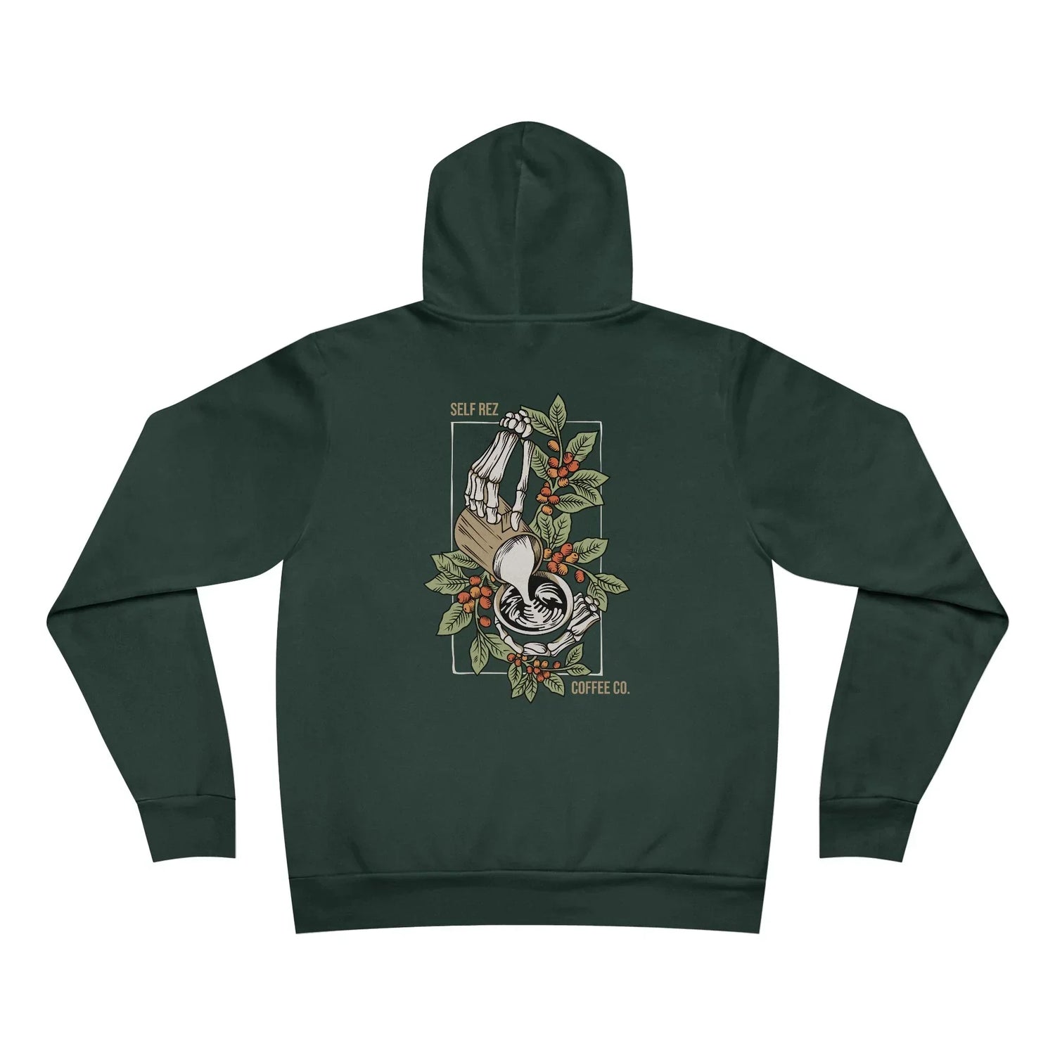Self Rez Coffee Hoodie