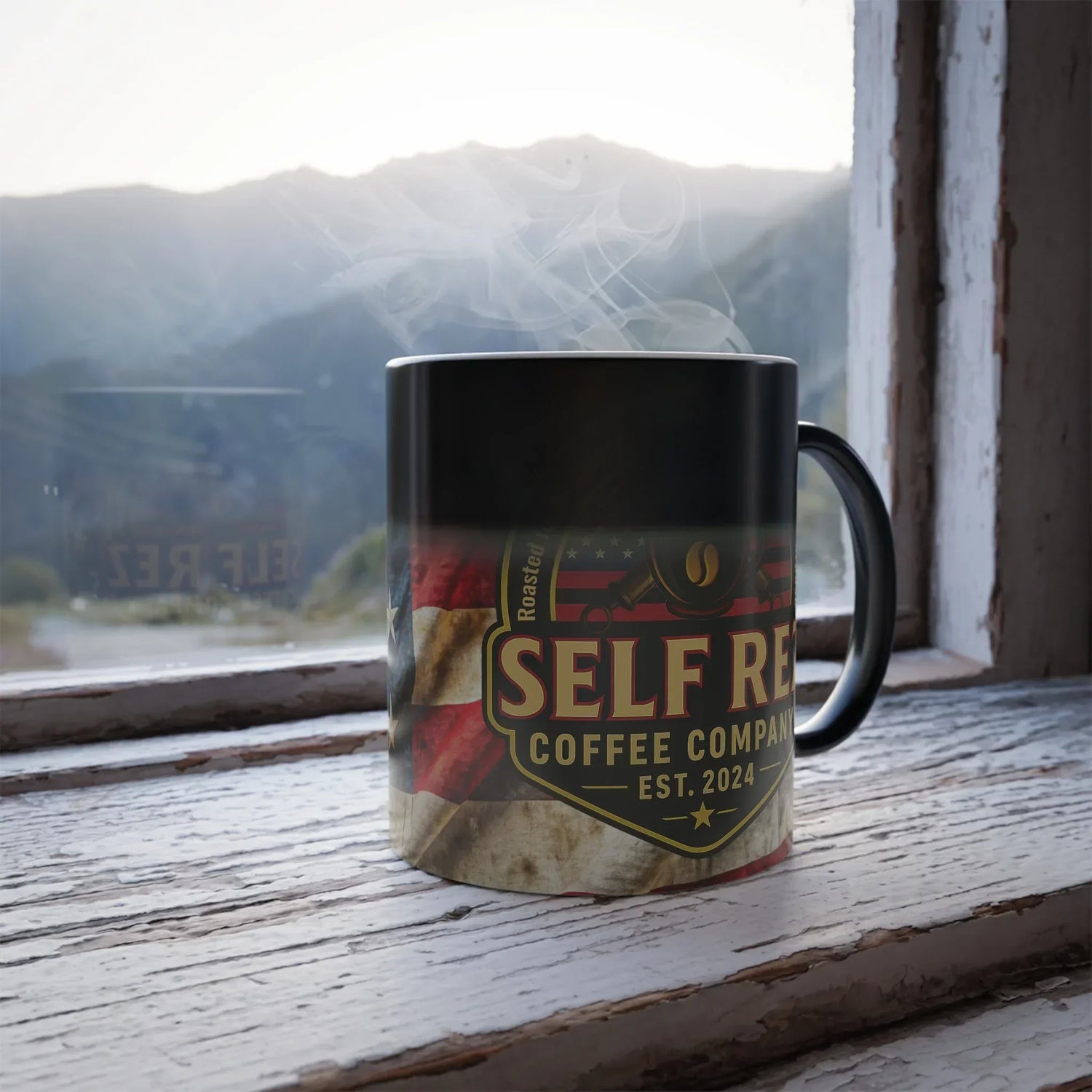 Patriotic Color Changing Coffee Mug