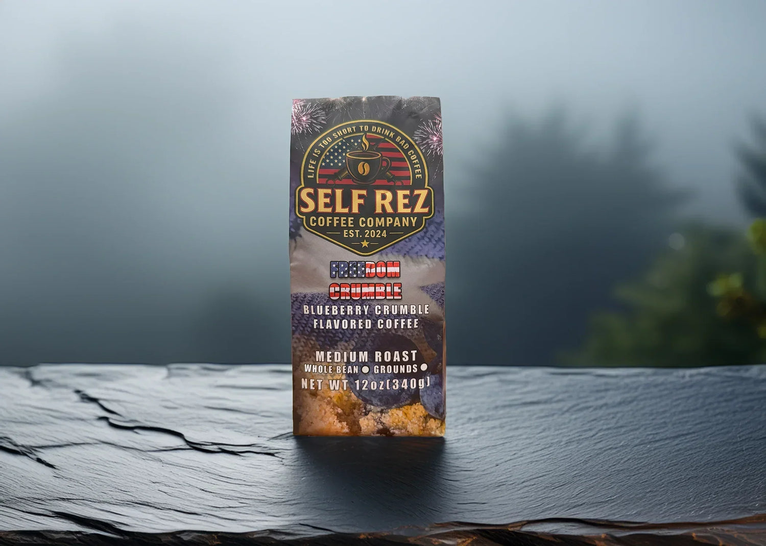 Freedom Crumble - Blueberry Flavored Coffee