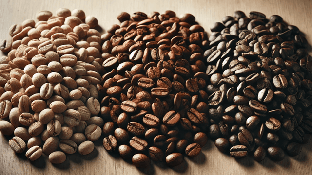 A Guide to Light, Medium, and Dark Roasts: Exploring Flavor, Caffeine, and Bean Mass - Self Rez Coffee Company