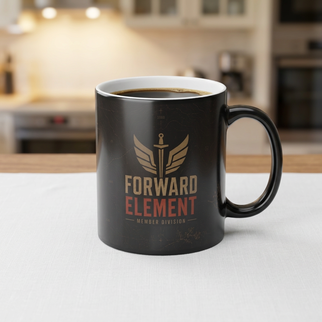 Forward Element Color-Changing Mug — 11oz Heat Reveal Coffee Cup